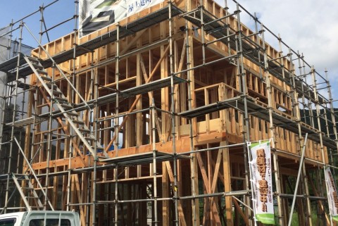 津島町高田　　屋上庭園付き住宅　新築工事