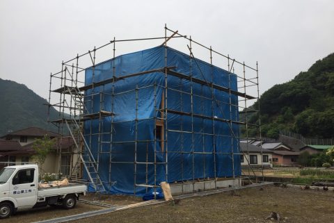 津島町高田　Ｓ様邸　上棟